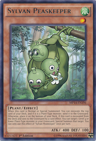 Sylvan Peaskeeper [MP14-EN196] Rare - Card Brawlers | Quebec | Canada | Yu-Gi-Oh!