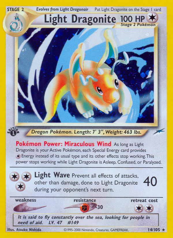 Light Dragonite (14/105) [Neo Destiny 1st Edition] - Card Brawlers | Quebec | Canada | Yu-Gi-Oh!