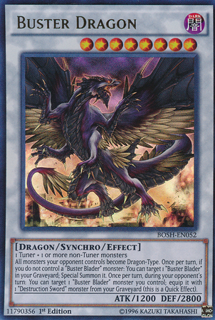 Buster Dragon [BOSH-EN052] Ultra Rare - Card Brawlers | Quebec | Canada | Yu-Gi-Oh!