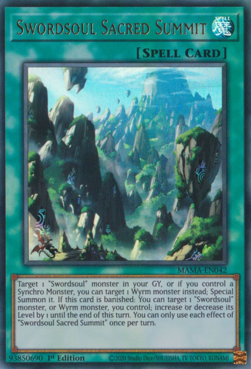 Swordsoul Sacred Summit [MAMA-EN042] Ultra Rare - Card Brawlers | Quebec | Canada | Yu-Gi-Oh!