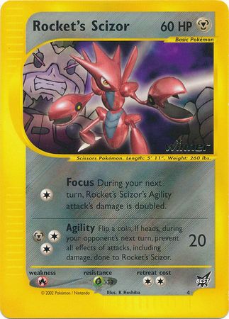 Rocket's Scizor (4) (Winner) [Best of Promos] - Card Brawlers | Quebec | Canada | Yu-Gi-Oh!