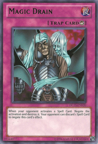 Magic Drain (Green) [DL13-EN020] Rare - Card Brawlers | Quebec | Canada | Yu-Gi-Oh!