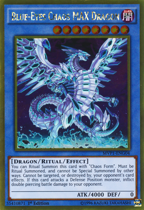 Blue-Eyes Chaos MAX Dragon [MVP1-ENG04] Gold Rare - Yu-Gi-Oh! - Card Brawlers | Quebec | Canada |