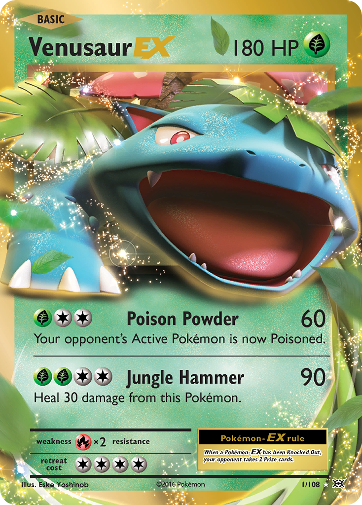 Venusaur EX (1/108) [XY: Evolutions] - Card Brawlers | Quebec | Canada | Yu-Gi-Oh!