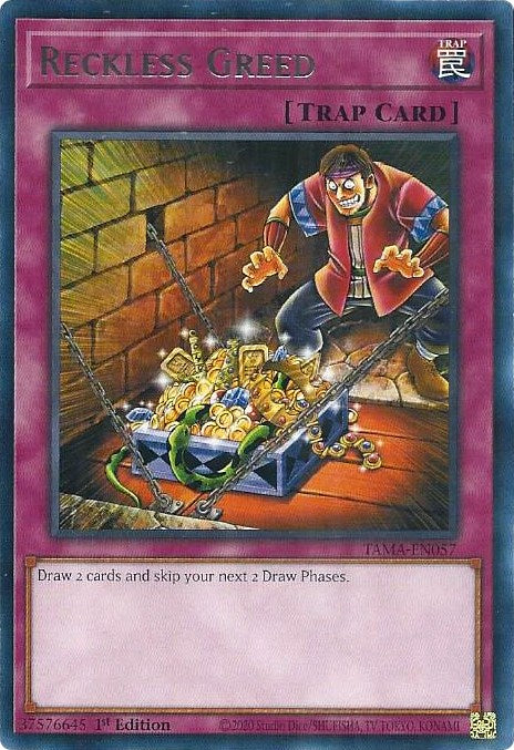 Reckless Greed [TAMA-EN057] Rare - Card Brawlers | Quebec | Canada | Yu-Gi-Oh!