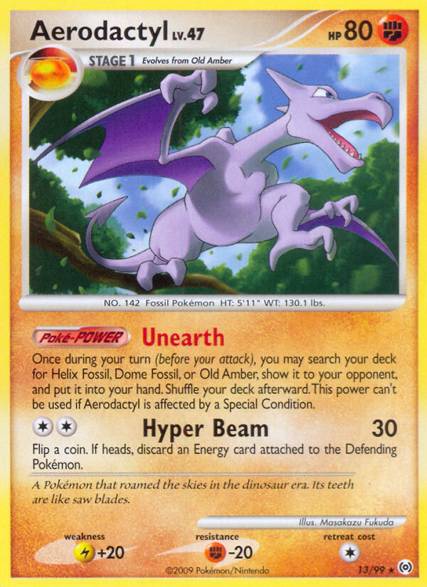 Aerodactyl (13/99) [Platinum: Arceus] - Card Brawlers | Quebec | Canada | Yu-Gi-Oh!