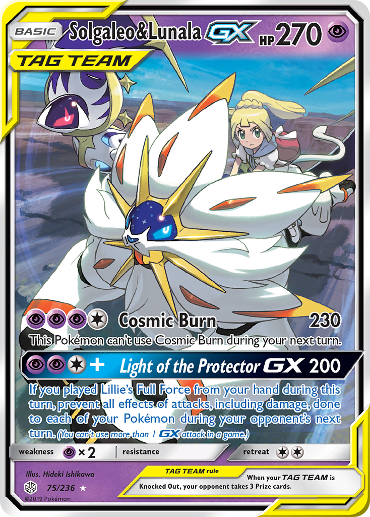 Solgaleo & Lunala GX (75/236) [Sun & Moon: Cosmic Eclipse] - Card Brawlers | Quebec | Canada | Yu-Gi-Oh!