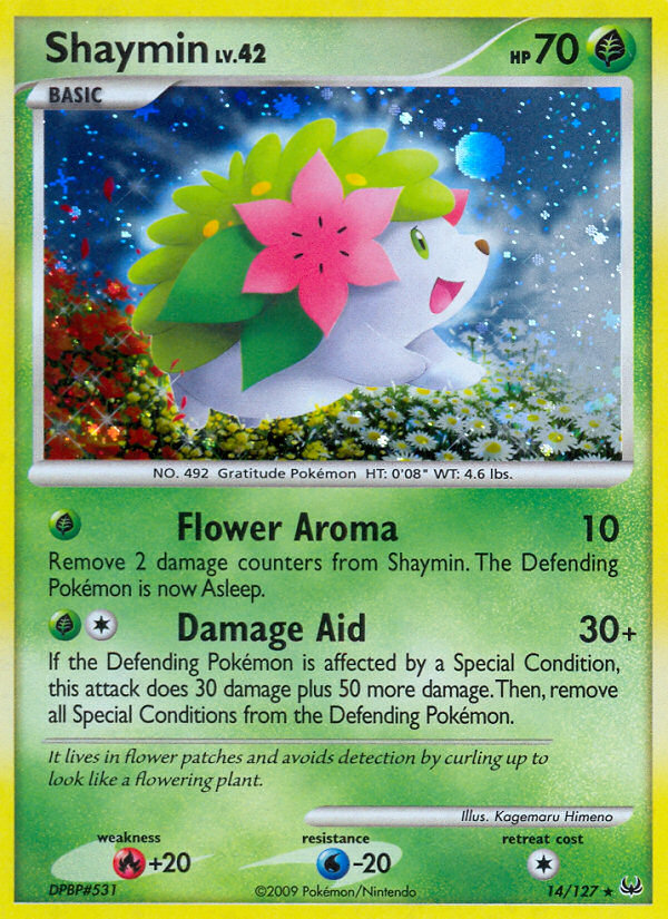 Shaymin (14/127) [Platinum: Base Set] - Card Brawlers | Quebec | Canada | Yu-Gi-Oh!