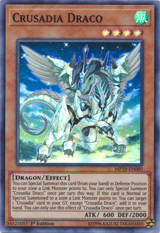 Crusadia Draco [MP19-EN080] Super Rare - Card Brawlers | Quebec | Canada | Yu-Gi-Oh!