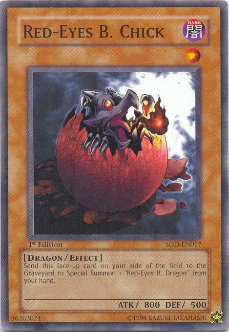 Red-Eyes B. Chick [SOD-EN017] Common - Card Brawlers | Quebec | Canada | Yu-Gi-Oh!