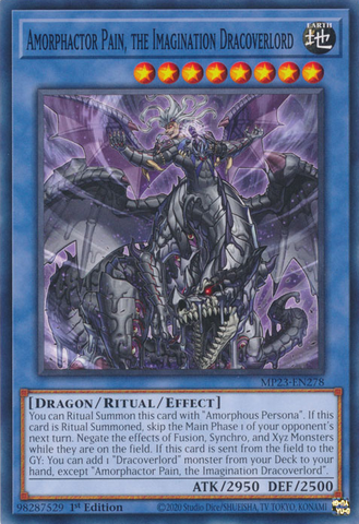 Amorphactor Pain, the Imagination Dracoverlord [MP23-EN278] Common - Card Brawlers | Quebec | Canada | Yu-Gi-Oh!