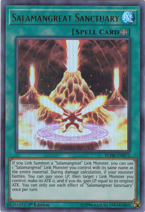 Salamangreat Sanctuary [BLHR-EN072] Ultra Rare - Card Brawlers | Quebec | Canada | Yu-Gi-Oh!