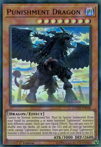 Punishment Dragon [COTD-EN028] Ultra Rare - Card Brawlers | Quebec | Canada | Yu-Gi-Oh!