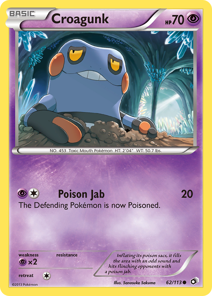 Croagunk (62/113) [Black & White: Legendary Treasures] - Card Brawlers | Quebec | Canada | Yu-Gi-Oh!