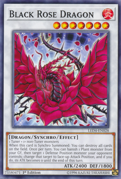 Black Rose Dragon [LED4-EN028] Common - Card Brawlers | Quebec | Canada | Yu-Gi-Oh!