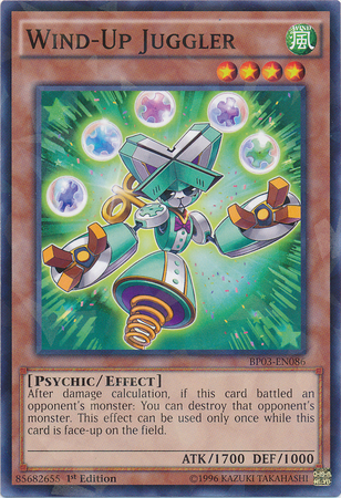 Wind-Up Juggler [BP03-EN086] Shatterfoil Rare - Card Brawlers | Quebec | Canada | Yu-Gi-Oh!