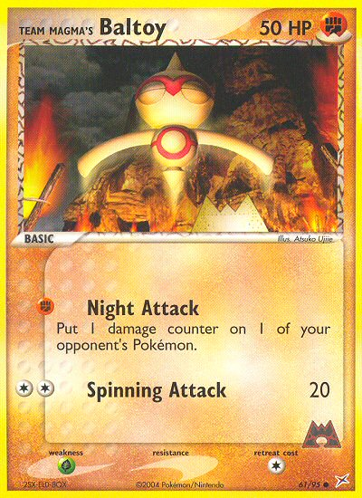 Team Magma's Baltoy (61/95) [EX: Team Magma vs Team Aqua] - Card Brawlers | Quebec | Canada | Yu-Gi-Oh!