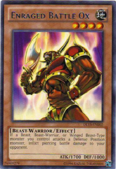 Enraged Battle Ox (Blue) [DL15-EN002] Rare - Card Brawlers | Quebec | Canada | Yu-Gi-Oh!