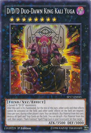 D/D/D Duo-Dawn King Kali Yuga [SP17-EN045] Starfoil Rare - Yu-Gi-Oh! - Card Brawlers | Quebec | Canada |