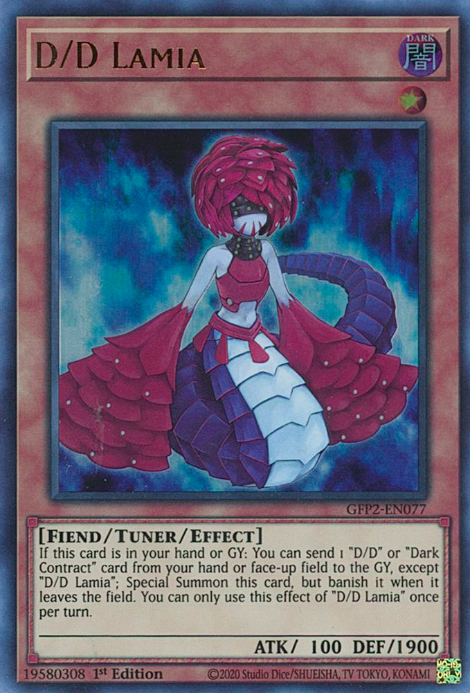 D/D Lamia [GFP2-EN077] Ultra Rare - Card Brawlers | Quebec | Canada | Yu-Gi-Oh!