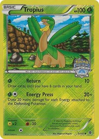 Tropius (5/101) (National Championship Promo) [Black & White: Plasma Blast] - Card Brawlers | Quebec | Canada | Yu-Gi-Oh!