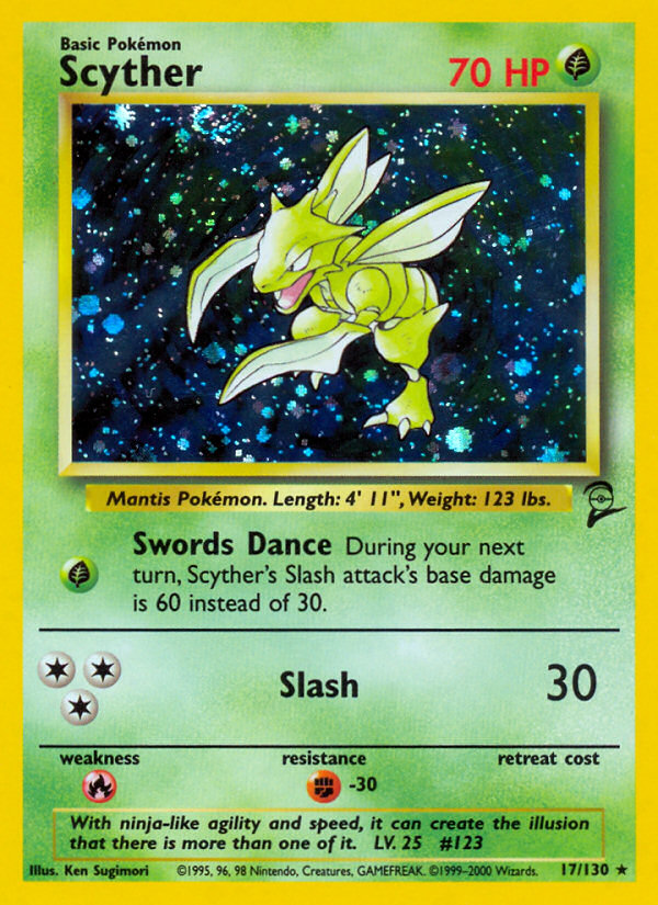 Scyther (17/130) [Base Set 2] - Card Brawlers | Quebec | Canada | Yu-Gi-Oh!