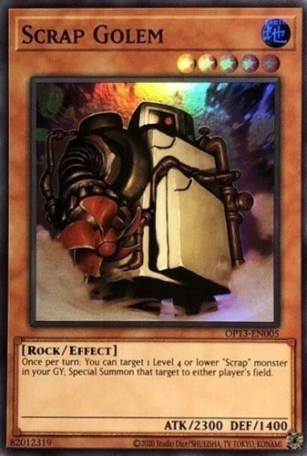 Scrap Golem [OP13-EN005] Super Rare - Card Brawlers | Quebec | Canada | Yu-Gi-Oh!