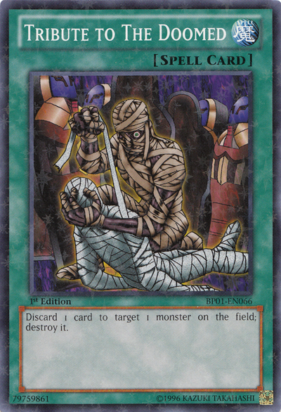 Tribute to the Doomed [BP01-EN066] Starfoil Rare - Card Brawlers | Quebec | Canada | Yu-Gi-Oh!