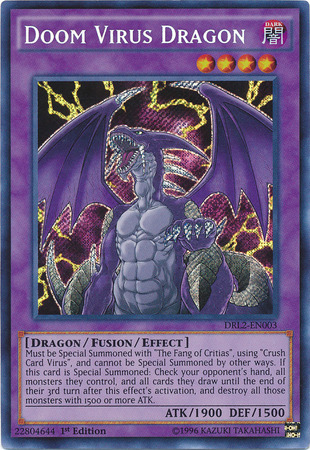 Doom Virus Dragon [DRL2-EN003] Secret Rare - Card Brawlers | Quebec | Canada | Yu-Gi-Oh!