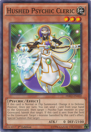 Hushed Psychic Cleric [HSRD-EN050] Common - Card Brawlers | Quebec | Canada | Yu-Gi-Oh!