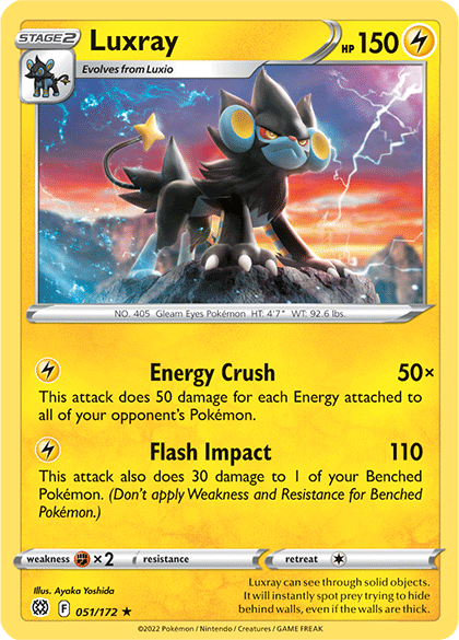 Luxray (051/172) [Sword & Shield: Brilliant Stars] - Card Brawlers | Quebec | Canada | Yu-Gi-Oh!