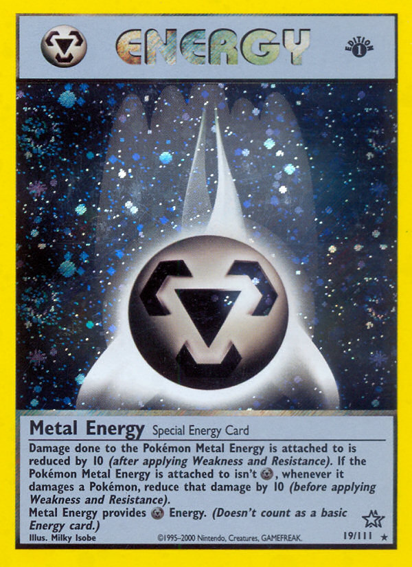 Metal Energy (19/111) [Neo Genesis 1st Edition] - Card Brawlers | Quebec | Canada | Yu-Gi-Oh!