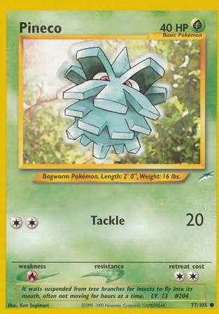 Pineco (77/105) [Neo Destiny Unlimited] - Card Brawlers | Quebec | Canada | Yu-Gi-Oh!