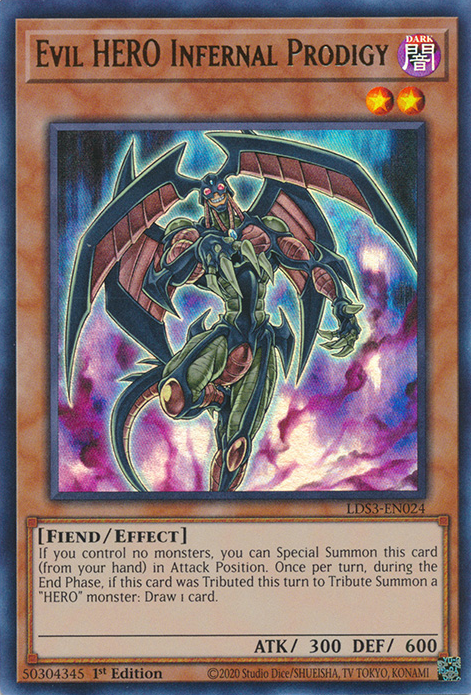 Evil HERO Infernal Prodigy [LDS3-EN024] Ultra Rare - Card Brawlers | Quebec | Canada | Yu-Gi-Oh!