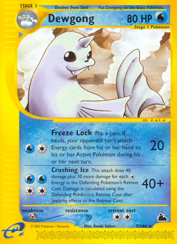 Dewgong (7/144) [Skyridge] - Card Brawlers | Quebec | Canada | Yu-Gi-Oh!