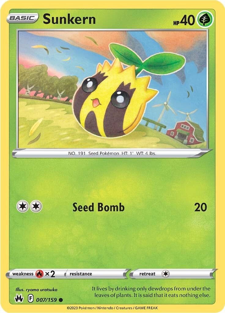 Sunkern (007/159) [Sword & Shield: Crown Zenith] - Card Brawlers | Quebec | Canada | Yu-Gi-Oh!