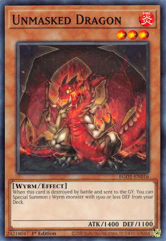 Unmasked Dragon [EGO1-EN016] Common - Card Brawlers | Quebec | Canada | Yu-Gi-Oh!