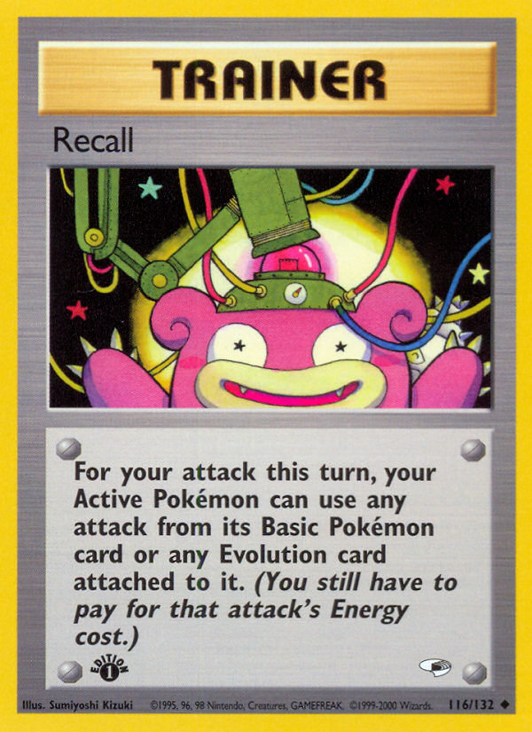 Recall (116/132) [Gym Heroes 1st Edition] - Card Brawlers | Quebec | Canada | Yu-Gi-Oh!