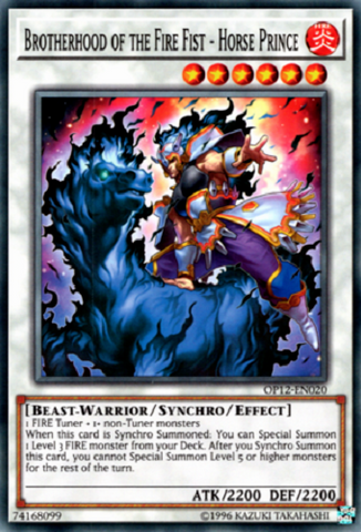 Brotherhood of the Fire Fist - Horse Prince [OP12-EN020] Common - Card Brawlers | Quebec | Canada | Yu-Gi-Oh!