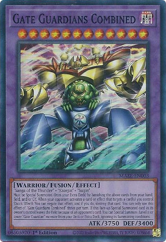 Gate Guardians Combined [MAZE-EN003] Super Rare - Card Brawlers | Quebec | Canada | Yu-Gi-Oh!