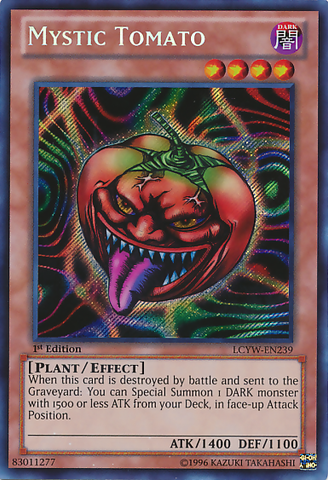 Mystic Tomato [LCYW-EN239] Secret Rare - Card Brawlers | Quebec | Canada | Yu-Gi-Oh!