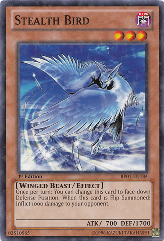 Stealth Bird [BP01-EN184] Starfoil Rare - Card Brawlers | Quebec | Canada | Yu-Gi-Oh!