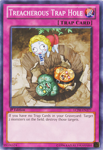 Treacherous Trap Hole [LCJW-EN277] Common - Card Brawlers | Quebec | Canada | Yu-Gi-Oh!