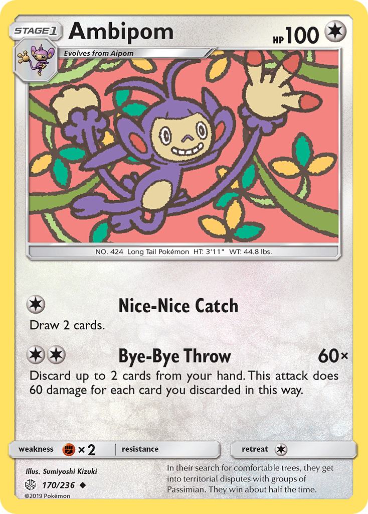 Ambipom (170/236) [Sun & Moon: Cosmic Eclipse] - Card Brawlers | Quebec | Canada | Yu-Gi-Oh!