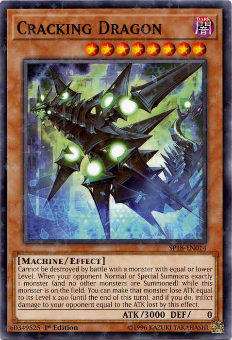 Cracking Dragon [SP18-EN014] Starfoil Rare - Yu-Gi-Oh! - Card Brawlers | Quebec | Canada |