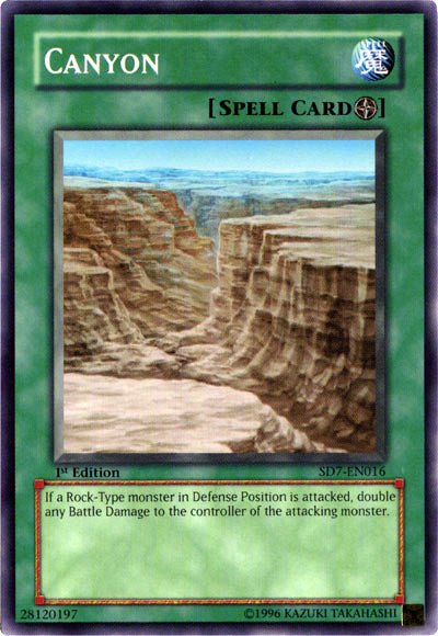 Canyon [SD7-EN016] Common - Card Brawlers | Quebec | Canada | Yu-Gi-Oh!