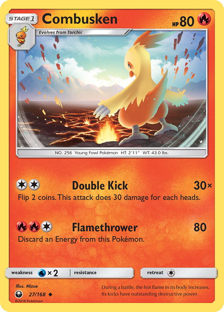 Combusken (27/168) [Sun & Moon: Celestial Storm] - Card Brawlers | Quebec | Canada | Yu-Gi-Oh!