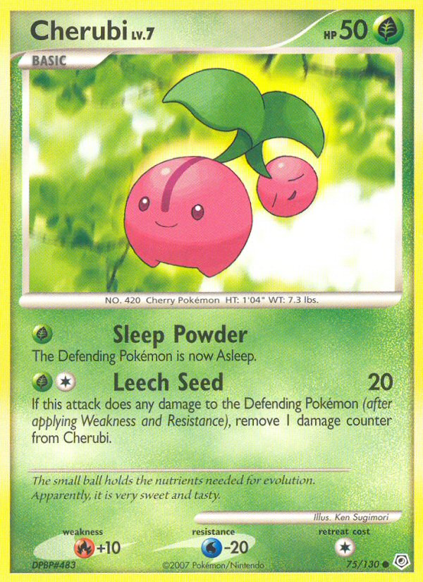 Cherubi (75/130) [Diamond & Pearl: Base Set] - Card Brawlers | Quebec | Canada | Yu-Gi-Oh!