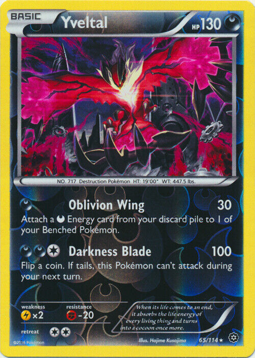 Yveltal (65/114) [XY: Steam Siege] - Card Brawlers | Quebec | Canada | Yu-Gi-Oh!