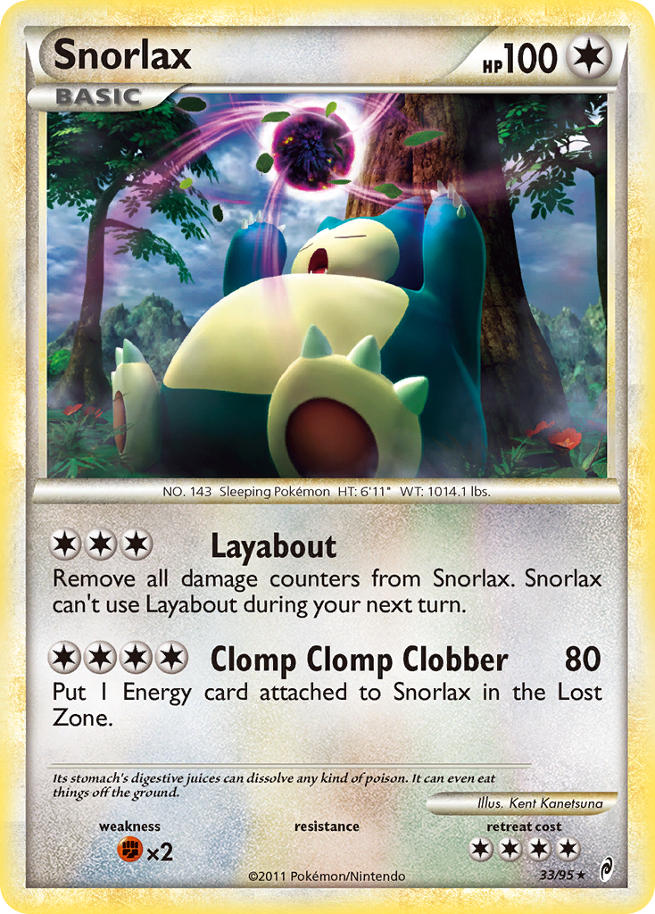 Snorlax (33/95) [HeartGold & SoulSilver: Call of Legends] - Card Brawlers | Quebec | Canada | Yu-Gi-Oh!